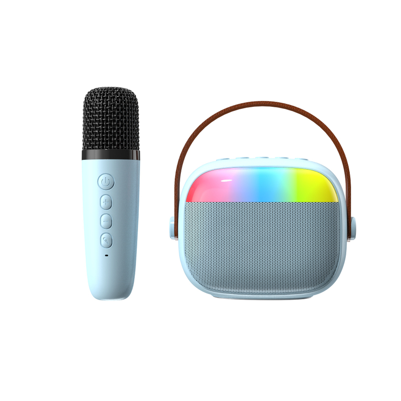 Mini Portable Karaoke Speaker With Dual Microphone BT 5.0 Wireless Speakers