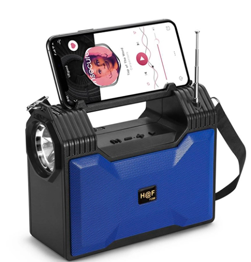 LED-Lights Speaker Solar-Powered Bluetooth Camping Trips