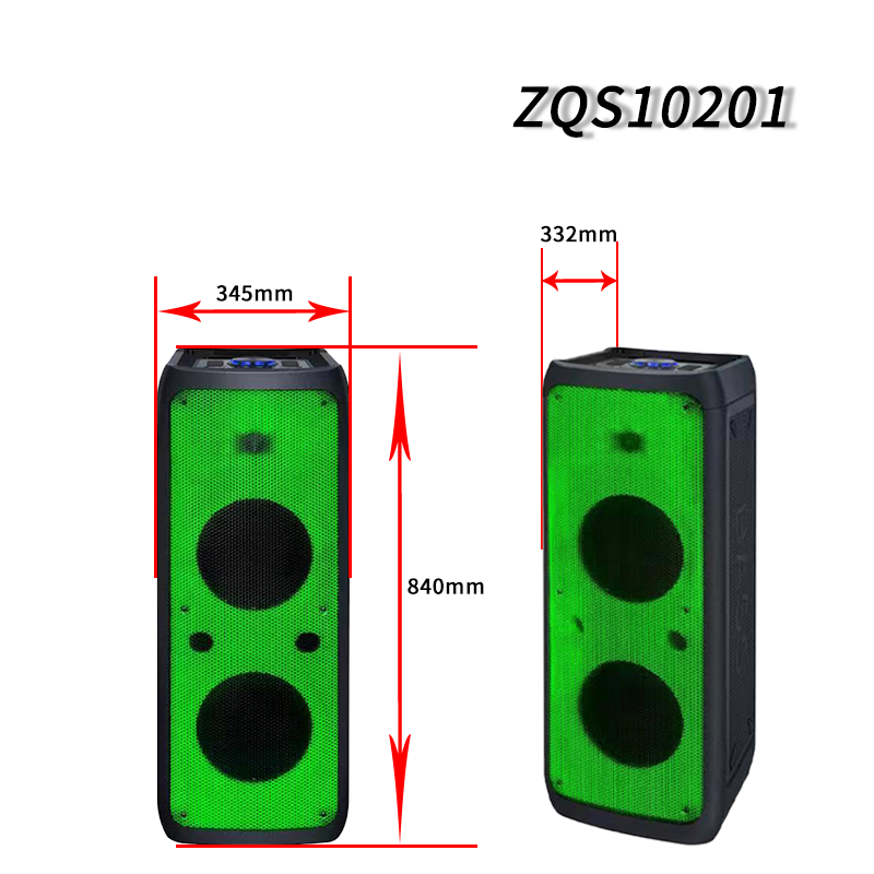 10 Inch Bluetooth Speaker For House With Wireless Microphone