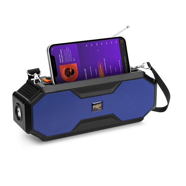 outdoor bluetooth speaker with led flashlight 