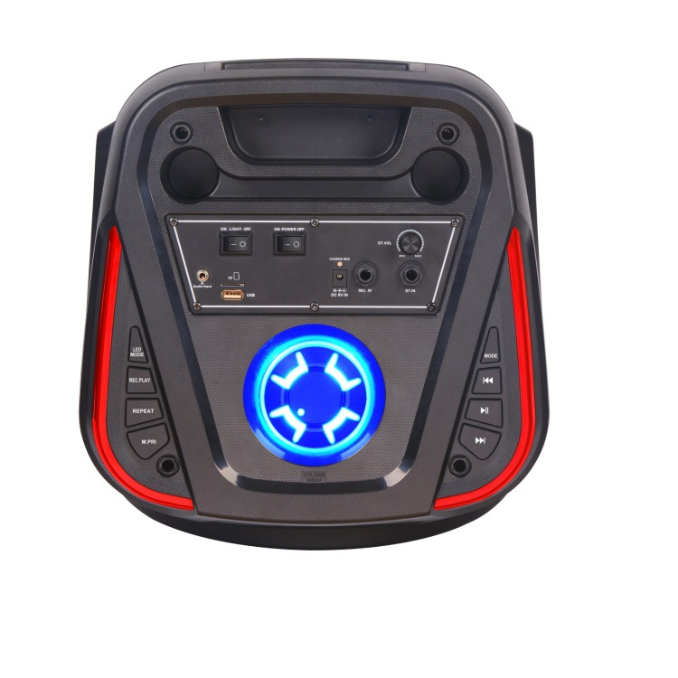 10 inch bluetooth speaker for outdoor party with microphone