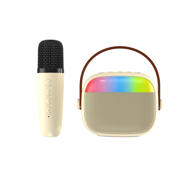 Mini Portable Karaoke Speaker With Dual Microphone BT 5.0 Wireless Speakers