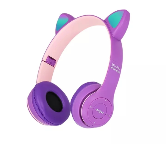 Wireless Headphone Kids With Mic Study